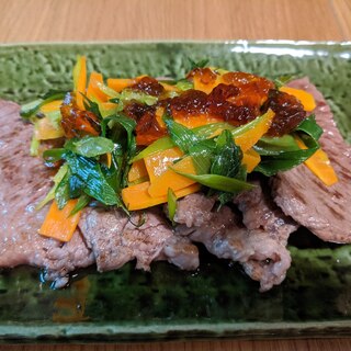 ジュレがけ野菜のさっぱり焼き肉！